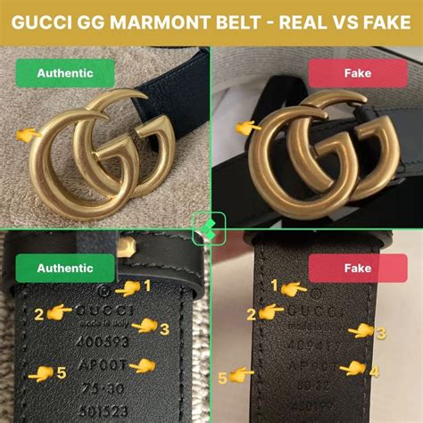 gucci authentic belt bag how to spot a fake|gucci marmont belt spotting.